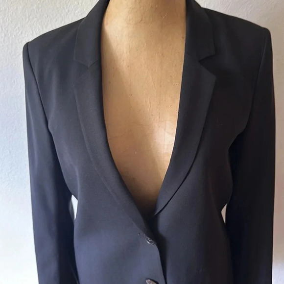 Theory sz 6 wool button close blazer excellent like new condition business work - Picture 6 of 9